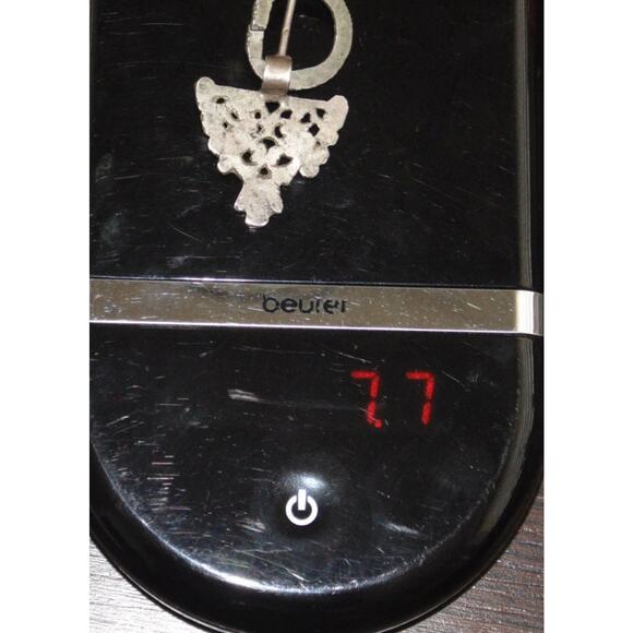 Antique Tribal Sterling Silver Brooch Vintage Ethnic North Africa Morocco - Picture 3 of 3